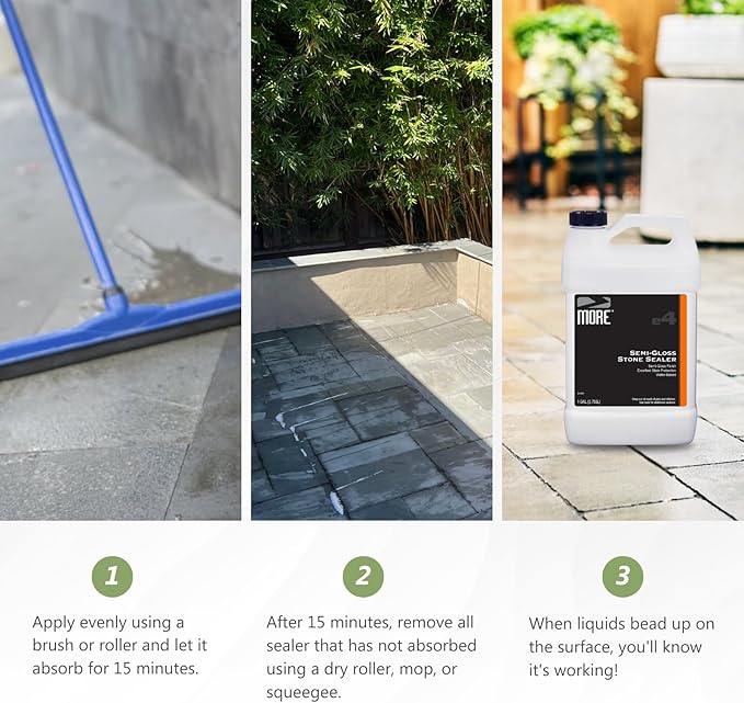 MORE® Semi-Gloss Stone Sealer