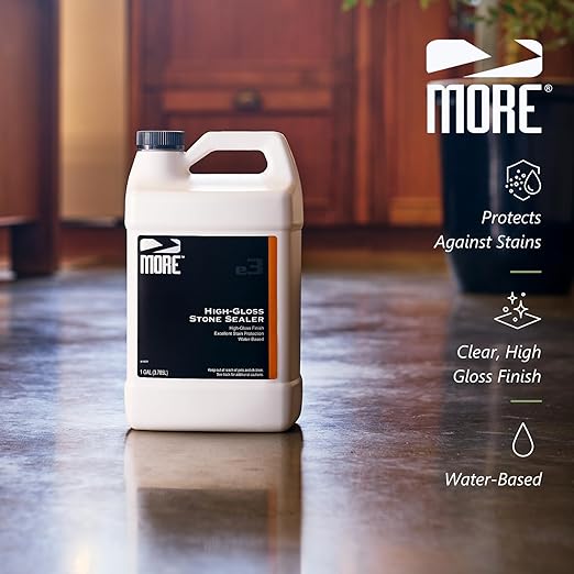 MORE® High-Gloss Stone Sealer