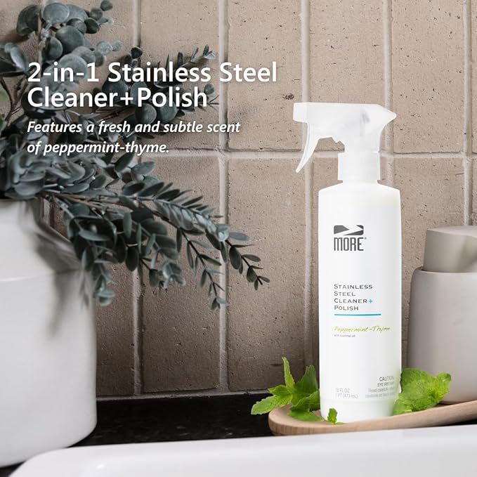 MORE® Stainless Steel Cleaner & Polish