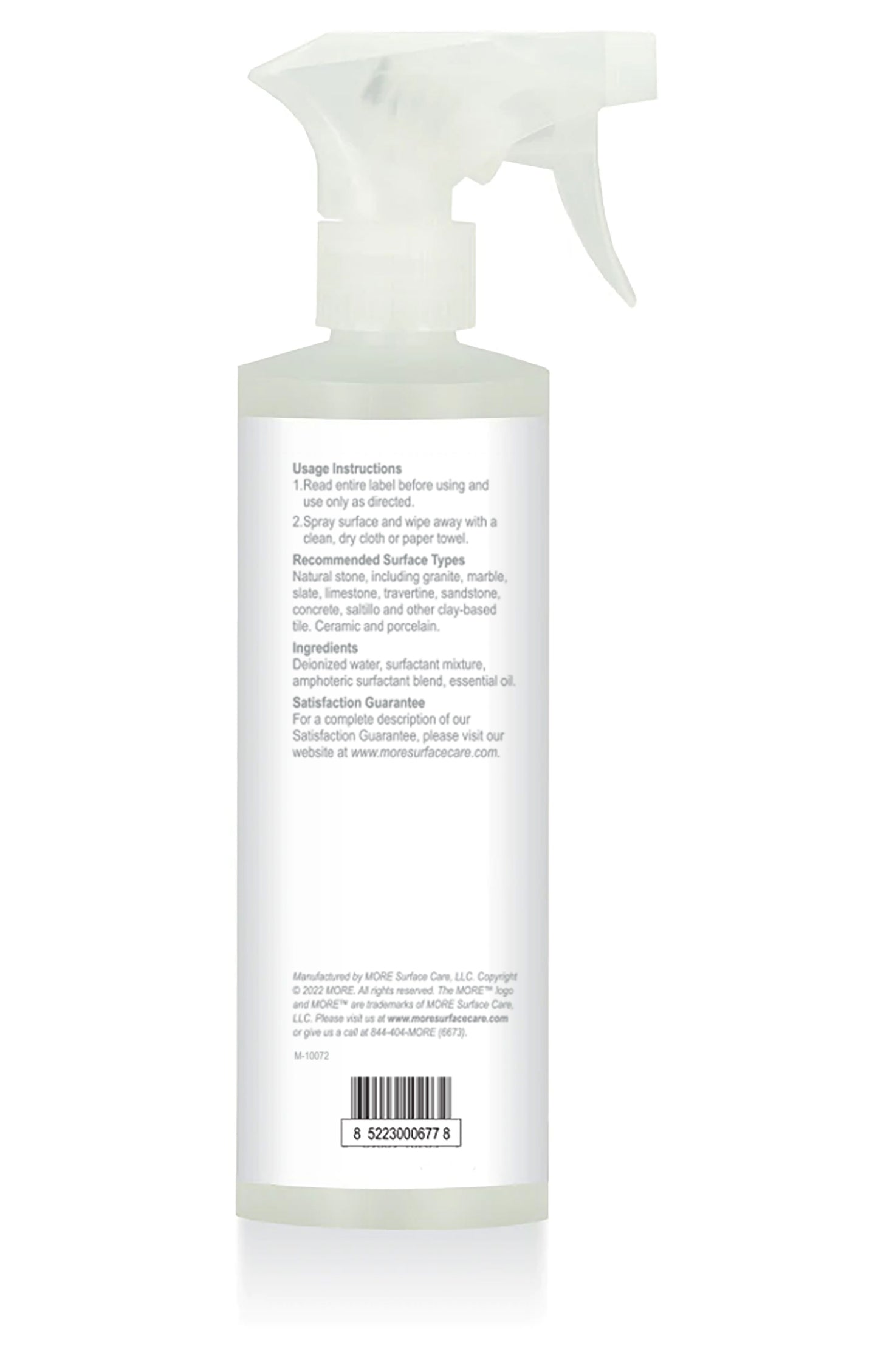 MORE® Stone & Quartz Cleaner + Protector