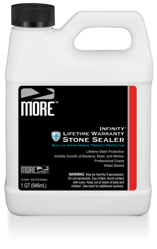 MORE® Infinity® Lifetime Warranty Stone Sealer