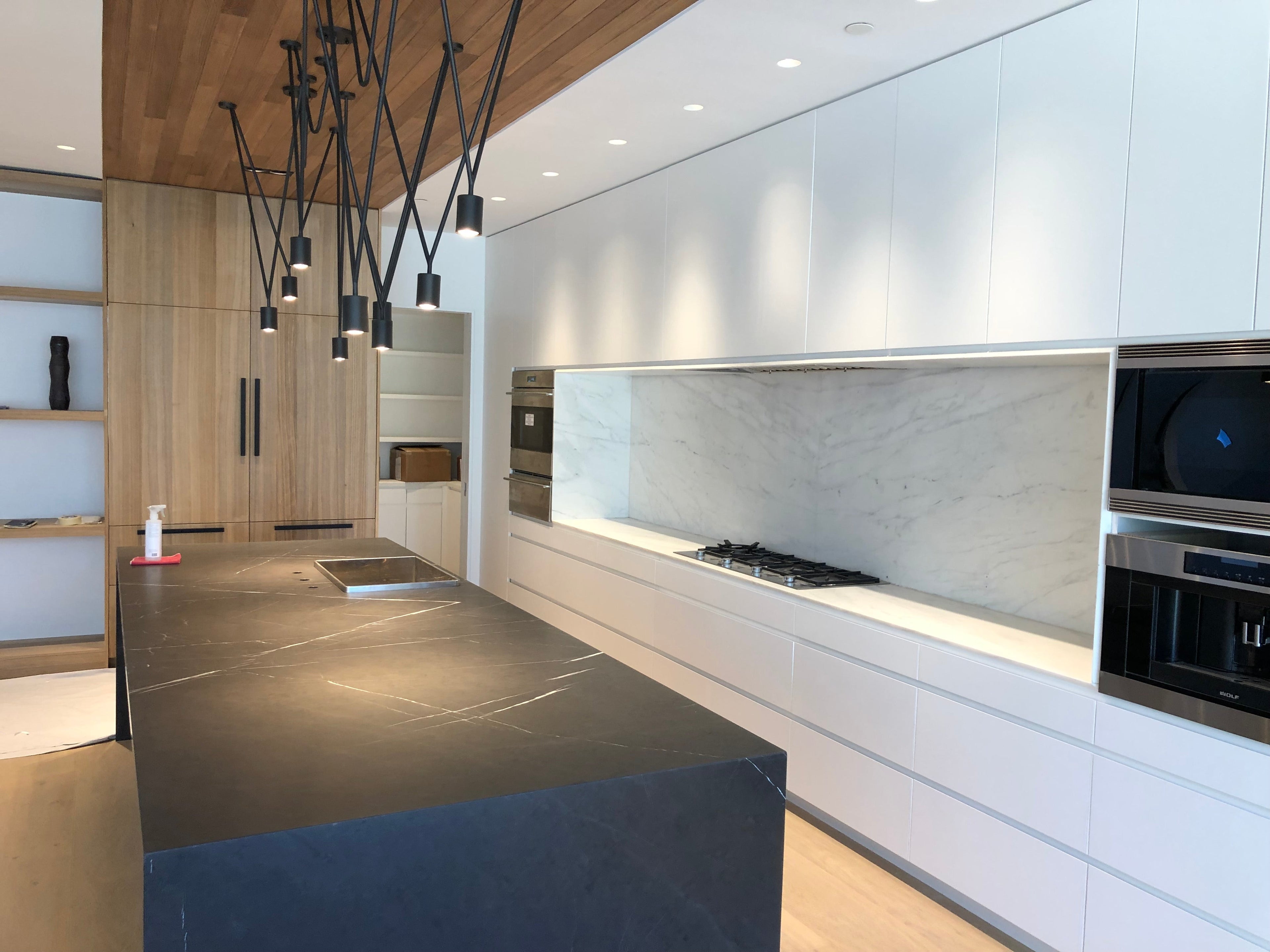 limestone countertop treated with MORE™ AntiEtch™