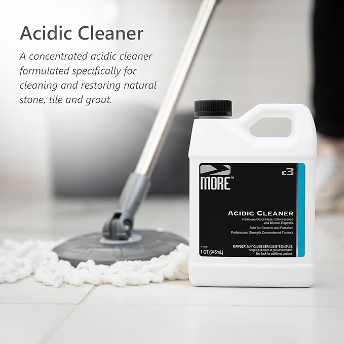 Acidic Cleaner – Remove Grout Haze & Mineral Deposits from Tile & Stone ...