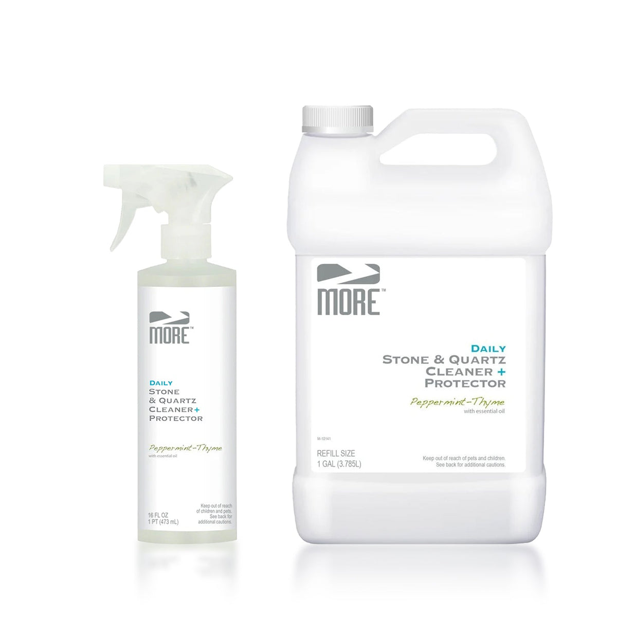 Daily Countertop Cleaning Kit – Peppermint & Thyme, No Additional Cleaner, No Towels (C-03-0001)