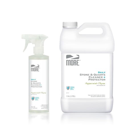 Antimicrobial Daily Countertop Cleaning Kit – Peppermint & Thyme, No Additional Cleaner, No Towels (C-03-0005)