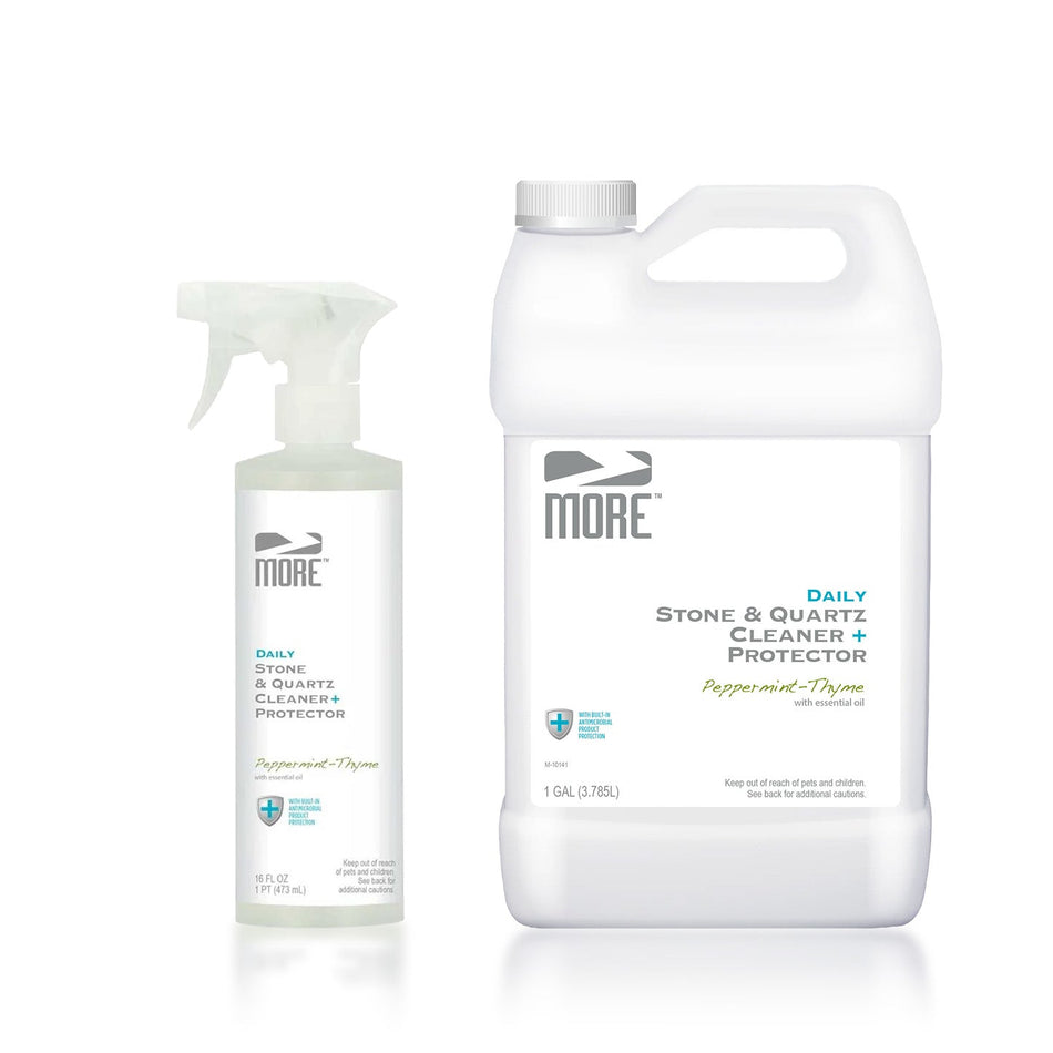 Antimicrobial Daily Countertop Cleaning Kit – Peppermint & Thyme, No Additional Cleaner, No Towels (C-03-0005)