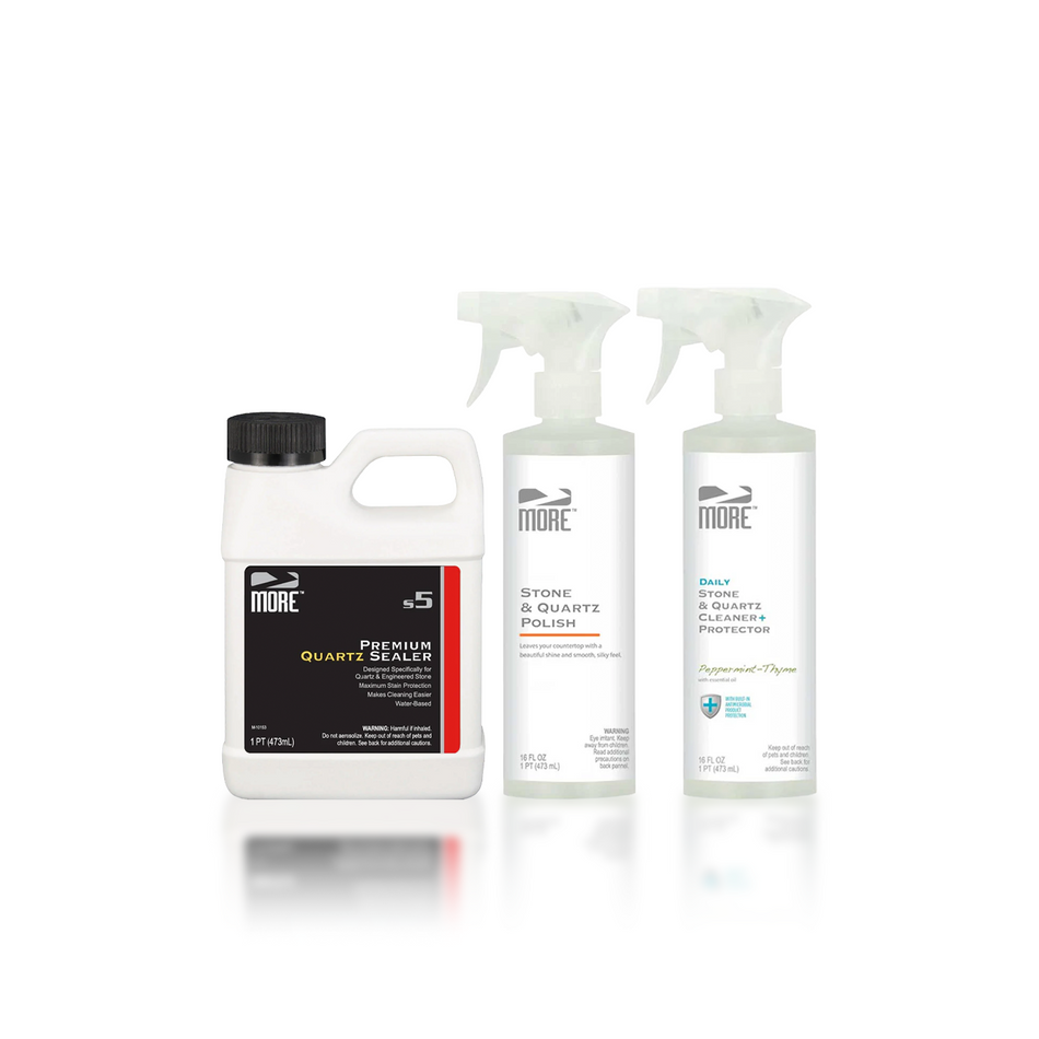 Premium Quartz Countertop Cleaning, Sealing & Protection Kit