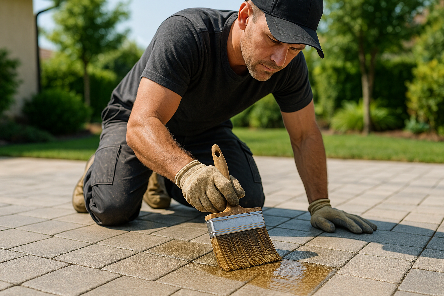 have him apply it with a brush