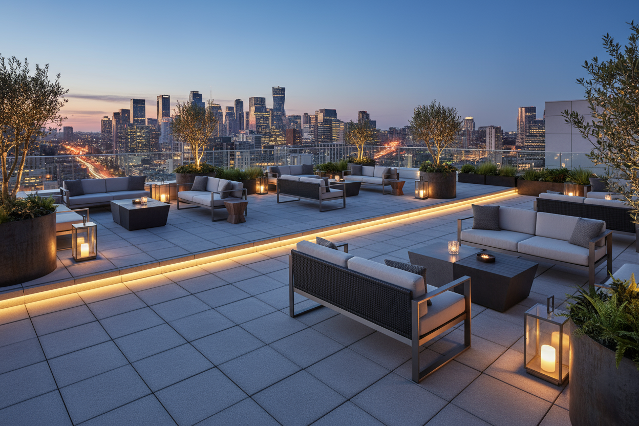 make the floor pavers