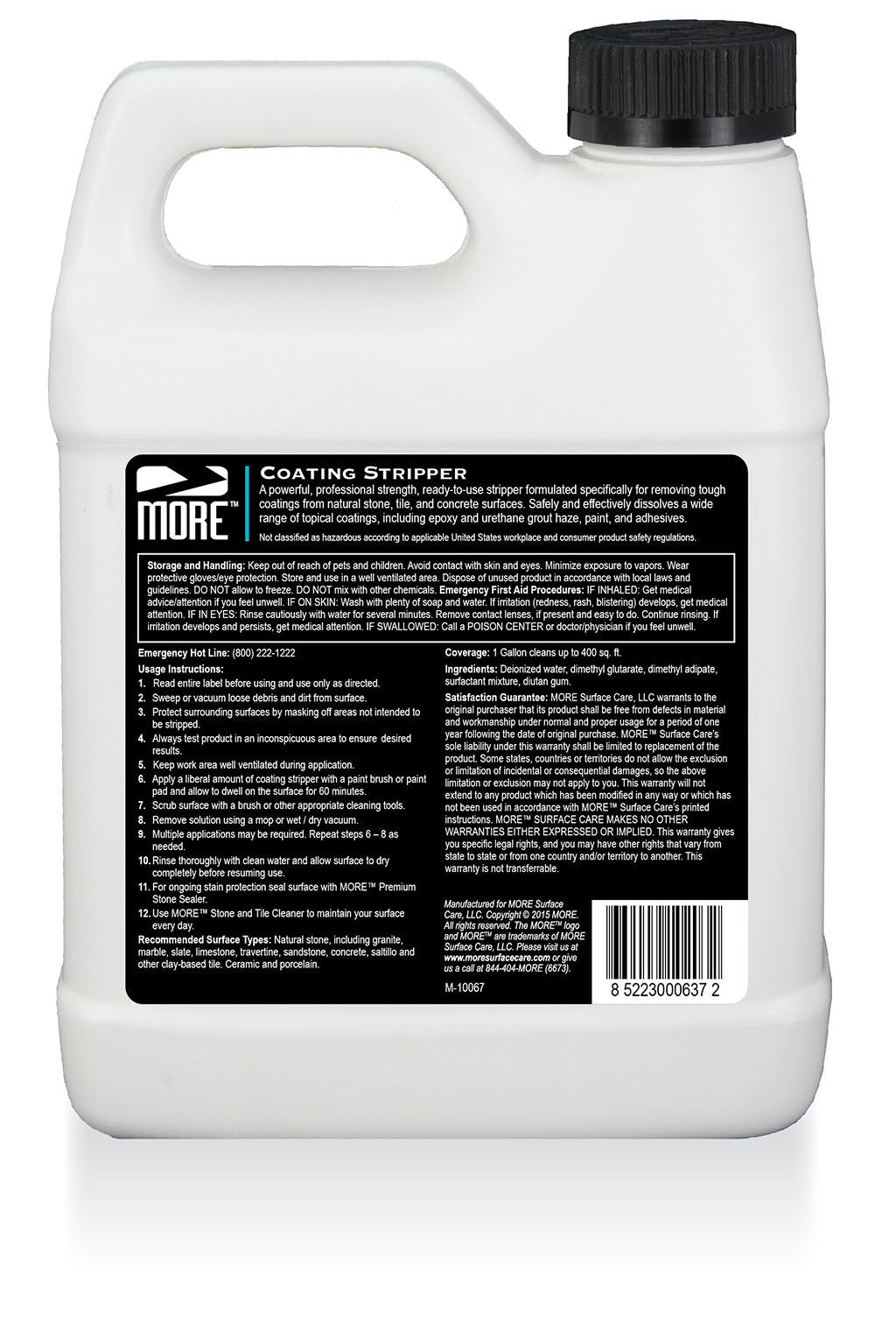 MOREâ„¢ Coating Stripper - MORE Surface Care