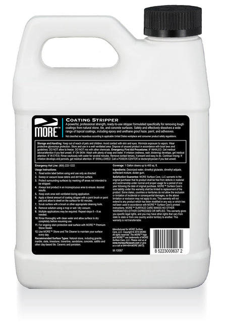 MOREâ„¢ Coating Stripper - MORE Surface Care
