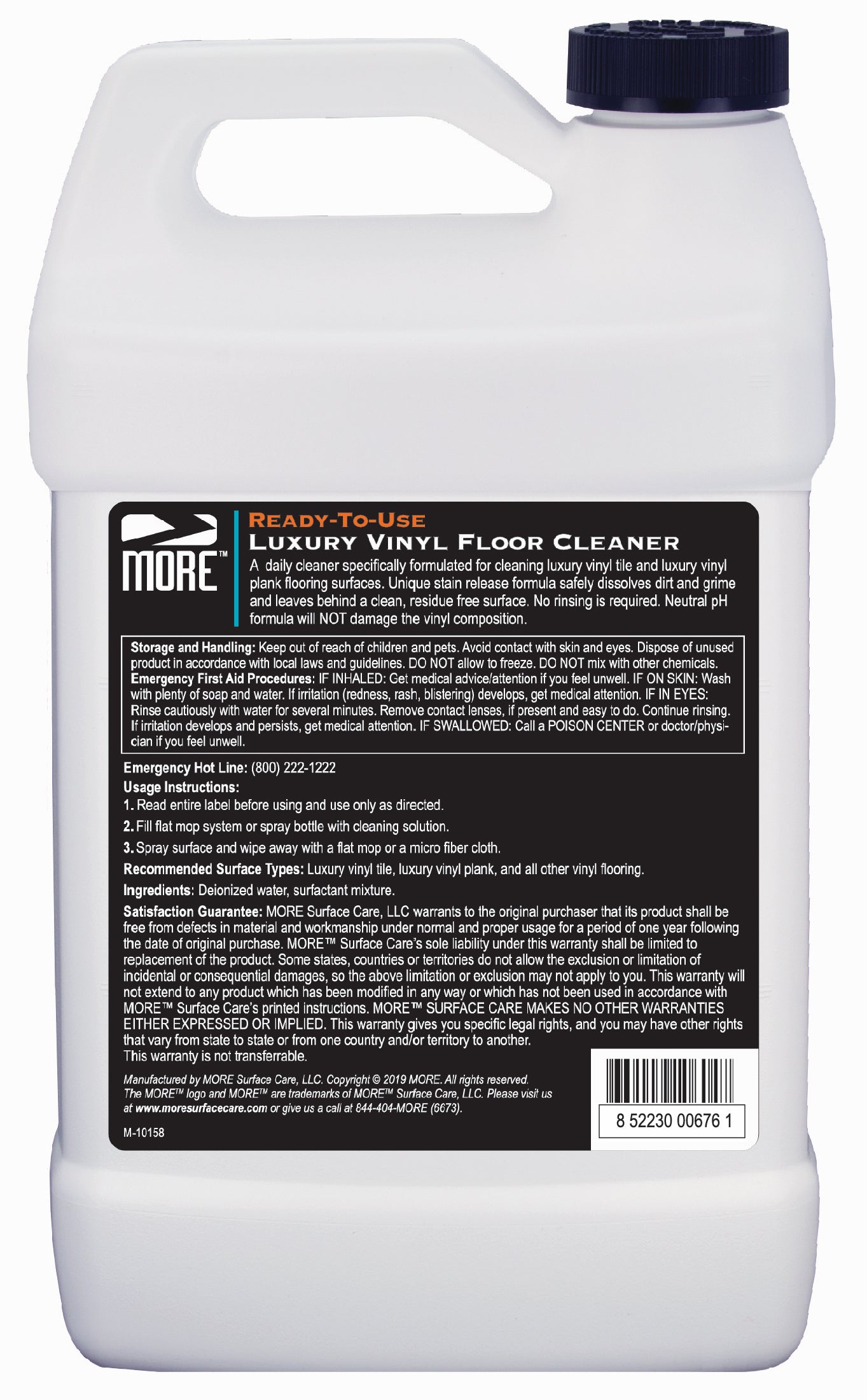 MORE™ Luxury Vinyl Floor Cleaner - MORE Surface Care
