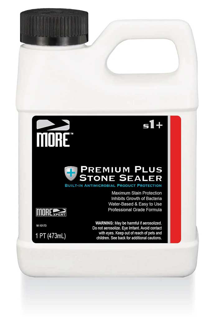 MORE® Premium Plus Stone Sealer + Antimicrobial Protection
