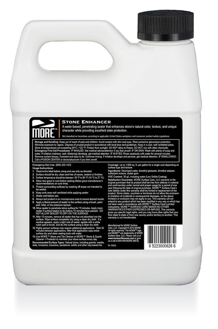 MOREâ„¢ Stone Enhancer - MORE Surface Care